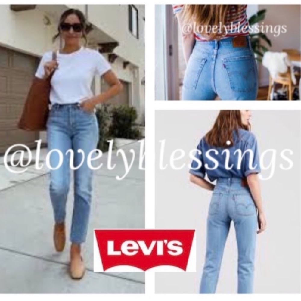Vintage Levi’s 550 Authentic Red Tab Jeans Relax Fit Taper Leg Size 10 Waist 29